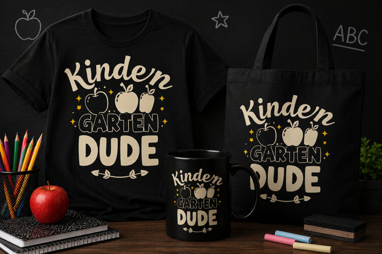 Kindergarten Dude PNG | Kindergarten Teacher Back to School example image 1