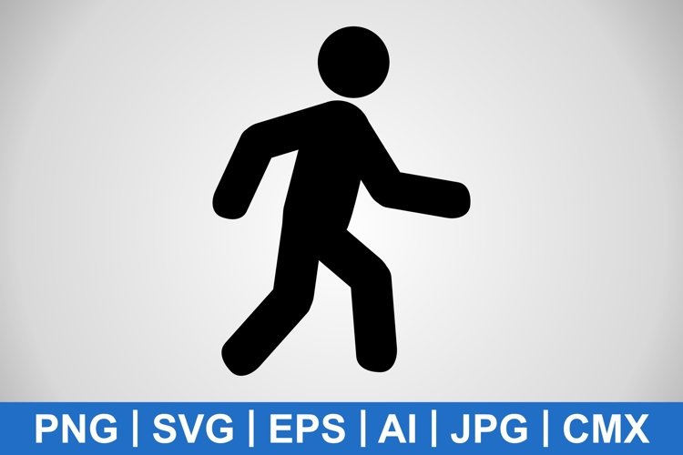 Vector Walking Icon example image 1