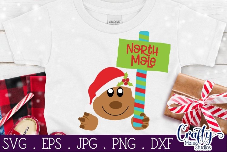 Christmas Svg, Animal Svg, Mole Svg, The North Mole Svg example image 1