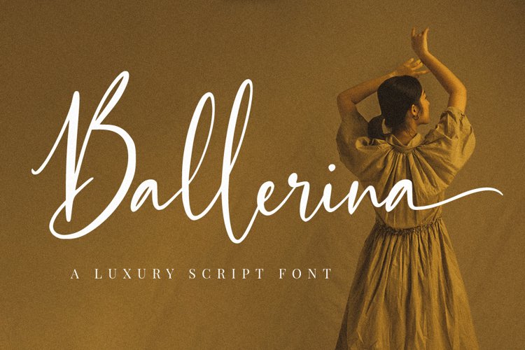 Ballerina // Handwritten Font example image 1