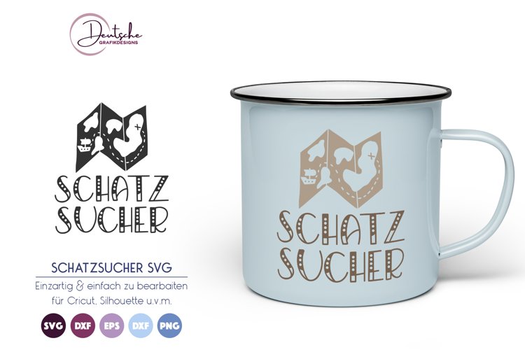 Schatzsucher SVG | Schatzkarte example image 1