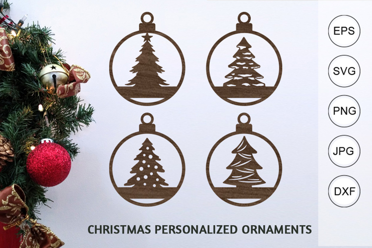 Christmas Ornaments Clipart Image 6