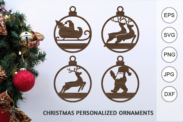 Christmas Ornaments Clipart Image 5