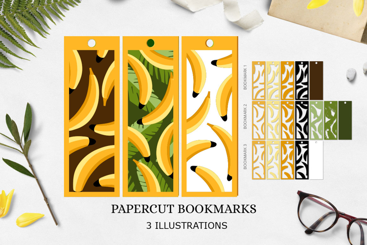 Bookmark svg / bookmark paper cut
