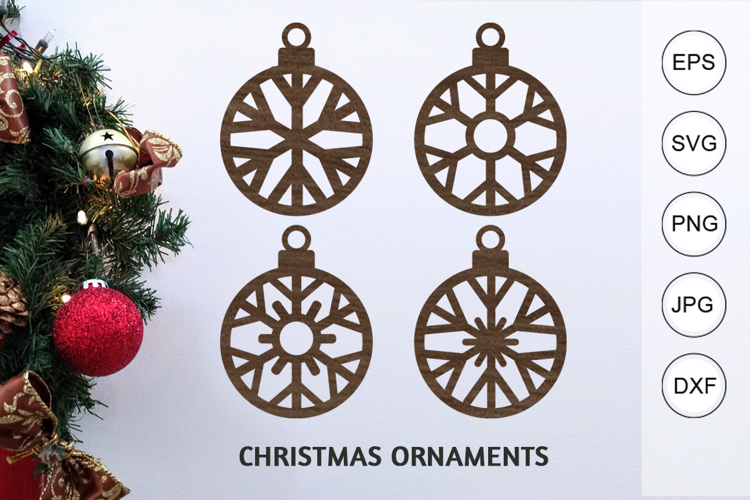 Christmas Ornaments Clipart Image 7
