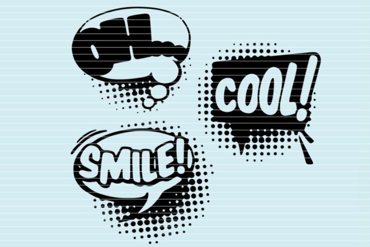 "bubbles" for Cutting Lasercut Print SVG DXF PDF EPS example image 1