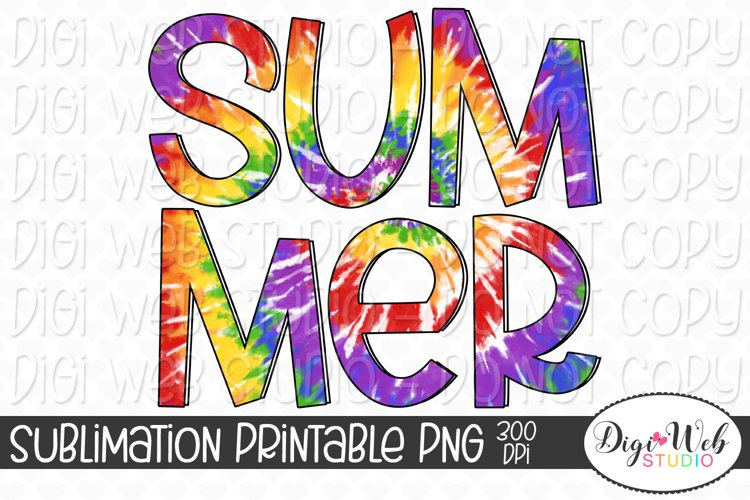 Download Tie Dye Summer Sublimation Design (844672) | Sublimation ...