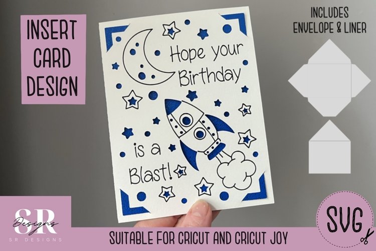 Birthday card insert design| Paper cutting |Cricut Card svg