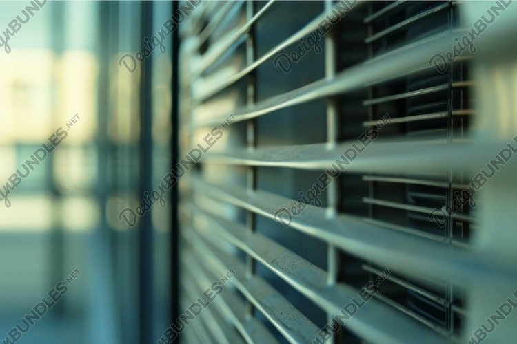 Dust accumulating on a server room air vent grille example image 1