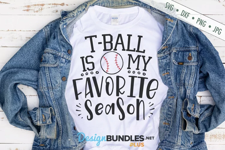 T Ball Is My Favorite Season SVG | T-Ball SVG
