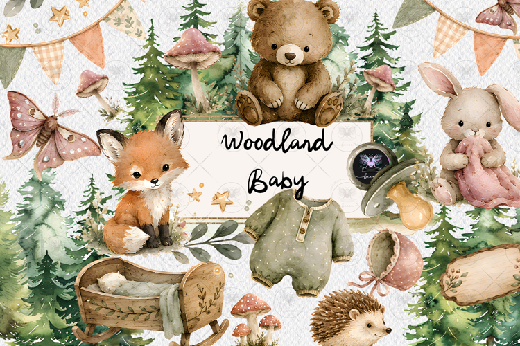 Woodland Animals Clipart Image 5