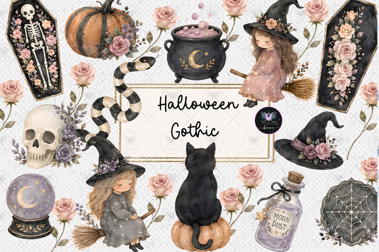 Halloween Witch Gothic Clipart