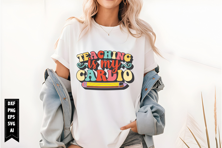 Teaching Is My Cardio Svg, Teacher Quotes Svg