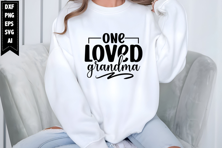 One Loved Grandma Svg, Grandma Svg Designs