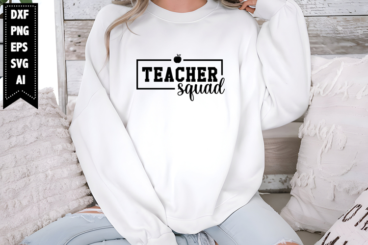 Teacher Squad Svg, Teacher Svg Designs