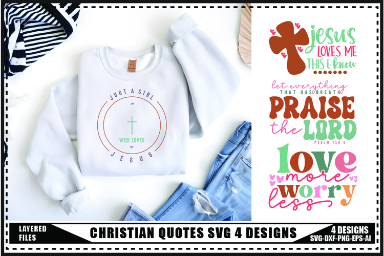 Christian Svg 4 Designs, Religious Svg, Jesus God Svg