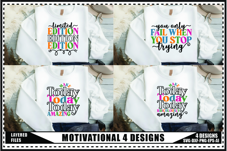 Motivation Svg 4 Designs