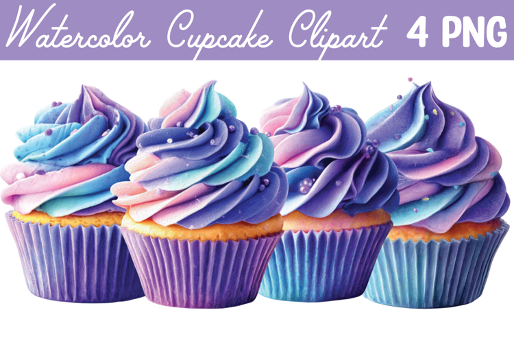 Birthday Cupcake Clipart Image 11