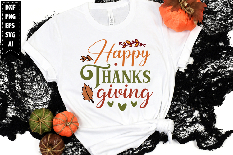 Happy Thanksgiving Svg, Autumn Svg, Fall Svg Designs