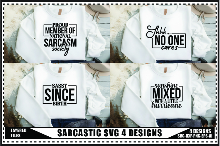 Sarcastic Quotes Svg