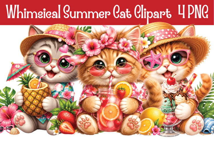 Cute Cat Clipart Image 3
