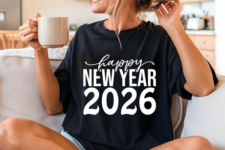 Happy New Year 2026 Svg, New Year Svg Designs