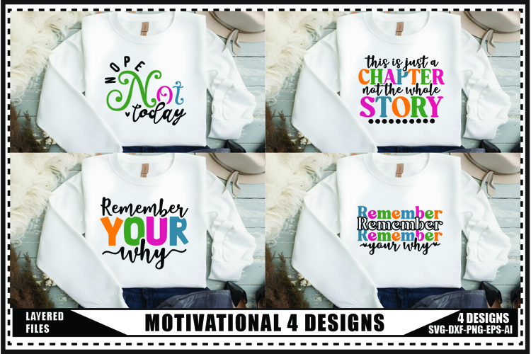 Motivation Svg 4 Designs