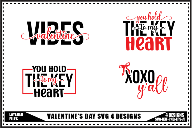 Funny Valentines Day Svg 4 Designs