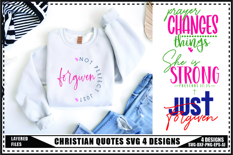 Christian Svg 4 Designs, Religious Svg, Jesus God Svg