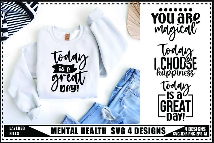 Mental Health Svg 4 Designs