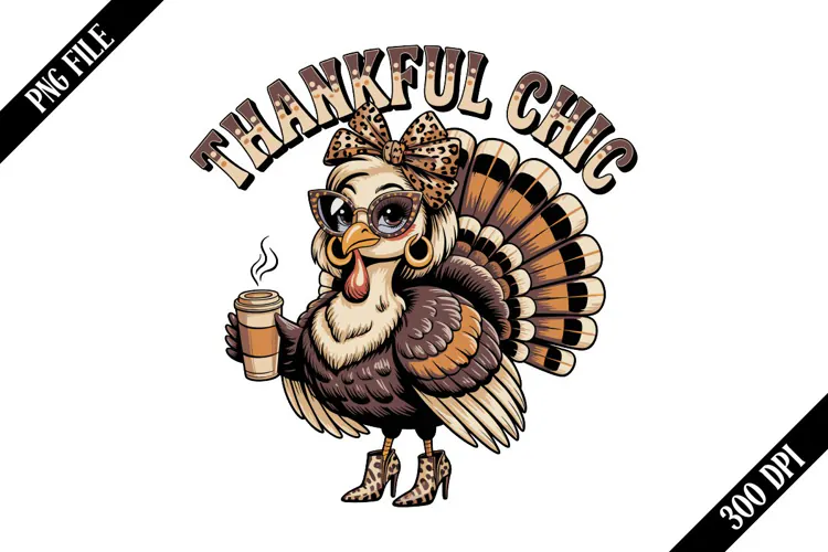 Thankful Chic Turkey Thanksgiving