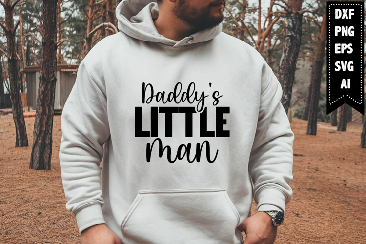 Daddys Little Man Svg, Daddy Svg Designs
