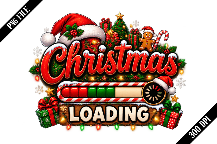 Christmas Loading PNG Designs