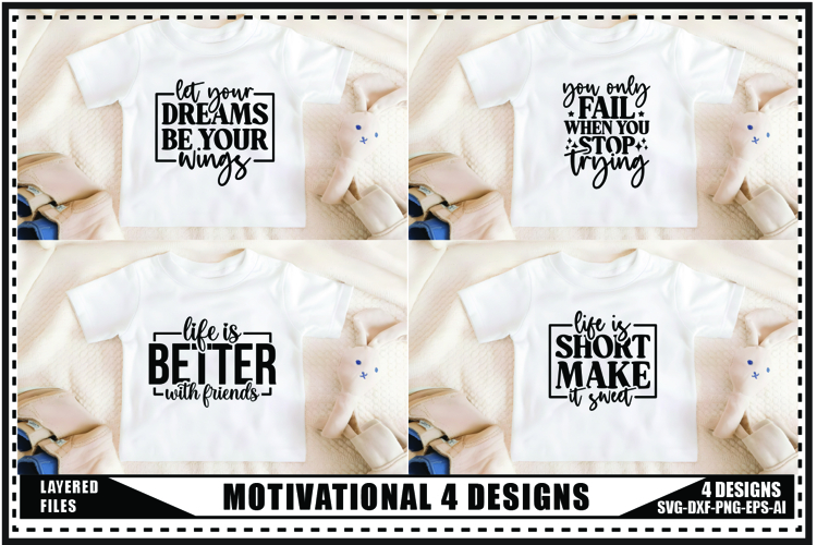 Motivation Svg 4 Designs, Self Love Motivation
