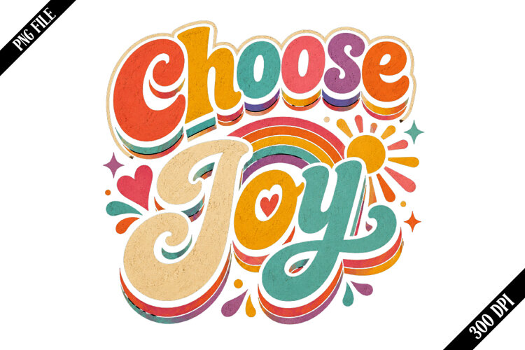 Choose Joy PNG Designs example image 1