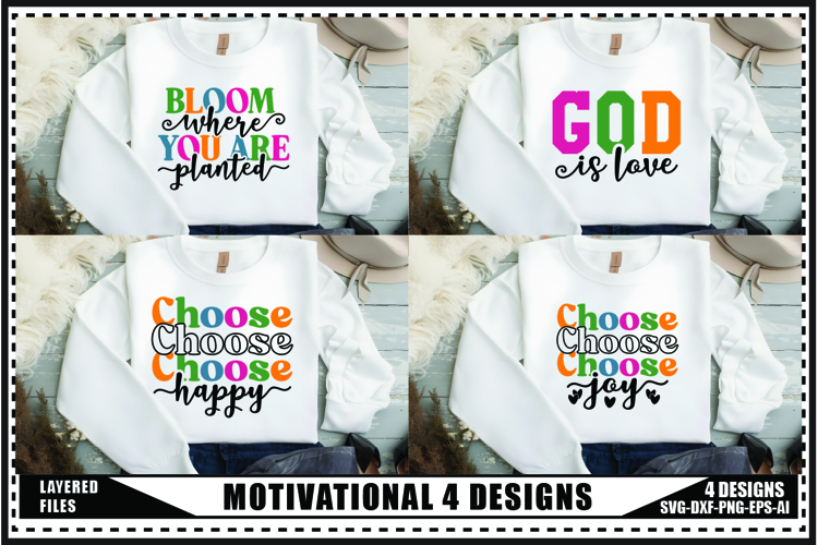 Motivation Svg 4 Designs