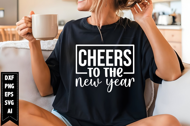 Cheers to the New Year Svg, New Year Svg Designs