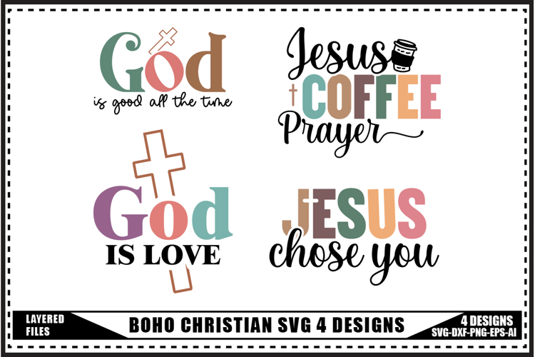 Christian Svg, Religious Svg, God Svg Design
