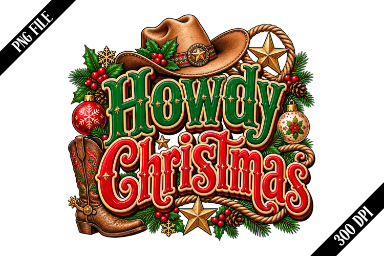 Howdy Christmas PNG Designs