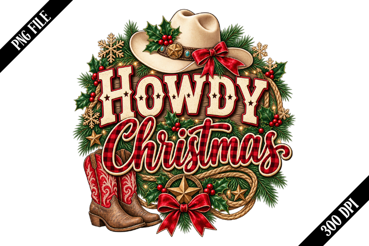 Howdy Christmas PNG Designs