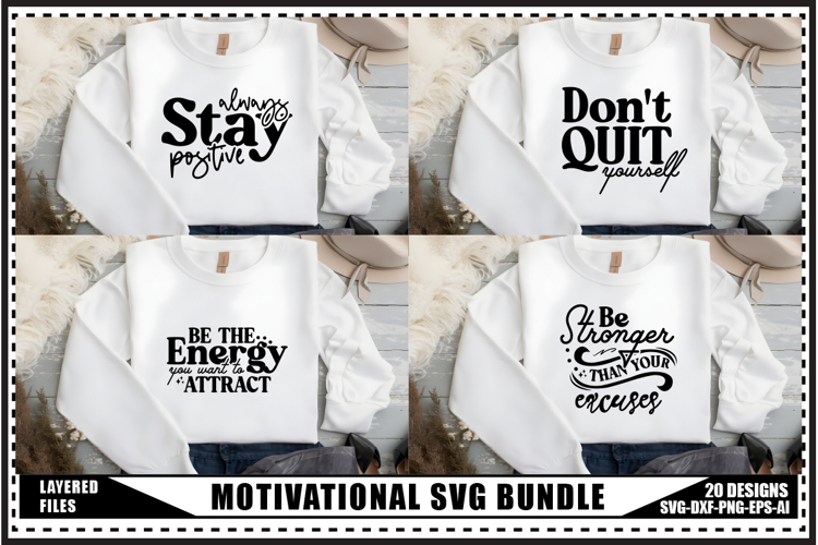 Motivation Svg 4 Designs