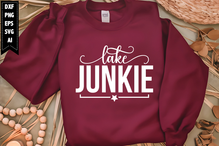 Lake Junkie Svg, Vacation Svg Designs