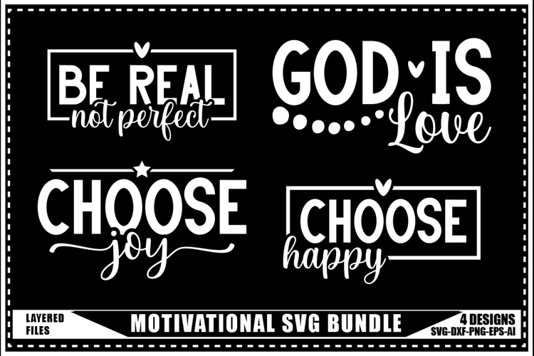 Motivation Svg 4 Designs, Self Love Motivation Svg