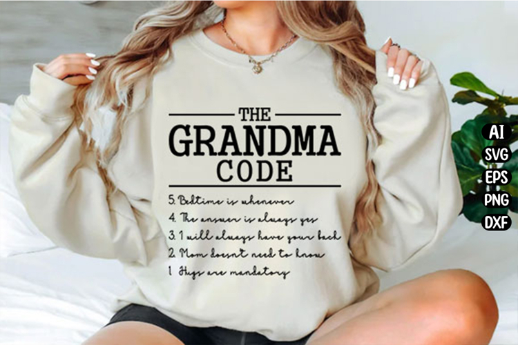 The Grandma Code Svg Design
