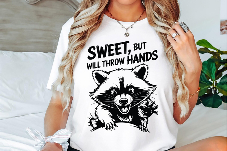 Sweet But Will Throw Hands Svg Designs