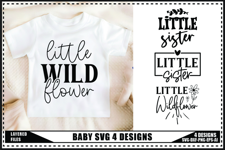 Funny Baby Svg 4 Designs, Newborn Svg