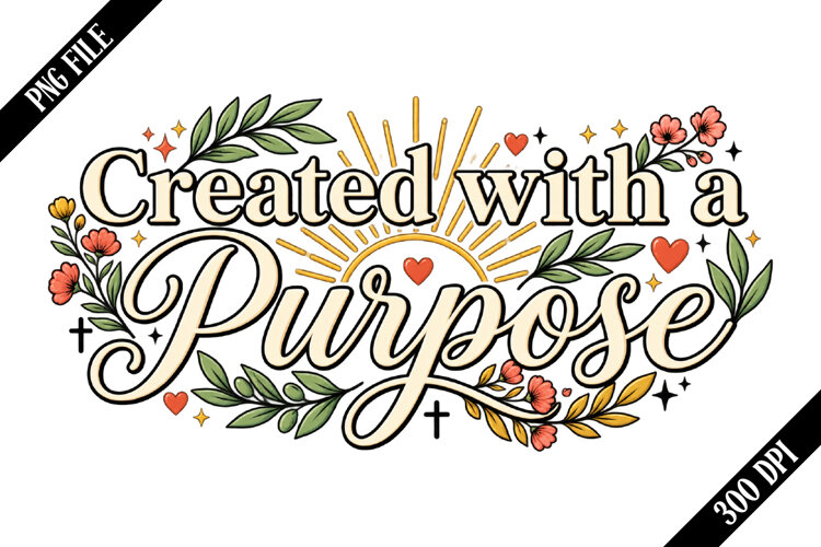 created with a purpose PNG Designs example image 1