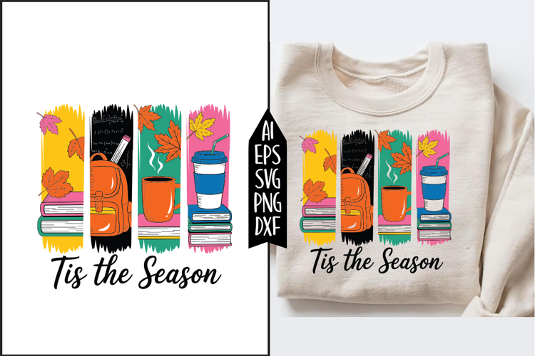 Tis The Season School Svg Designs