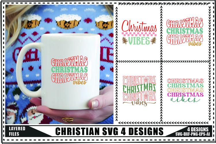 Christmas Svg 4 Designs, Funny Christmas Svg