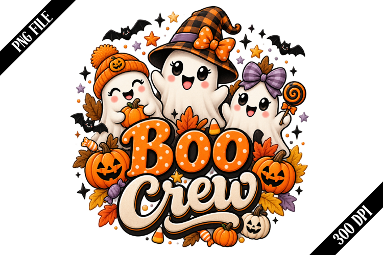 Boo Crew PNG Designs